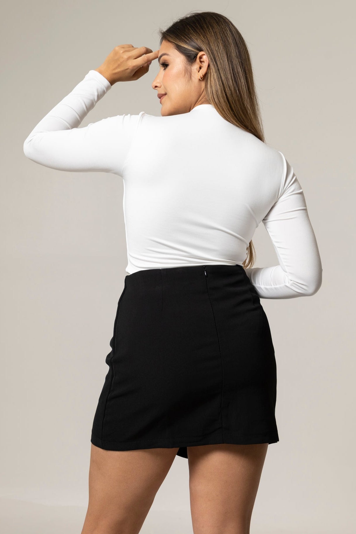 FALDA SHORT BOTONES