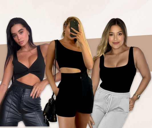 Pack x3 Bodies Negros Básicos – Lola, Madisson y Grecia
